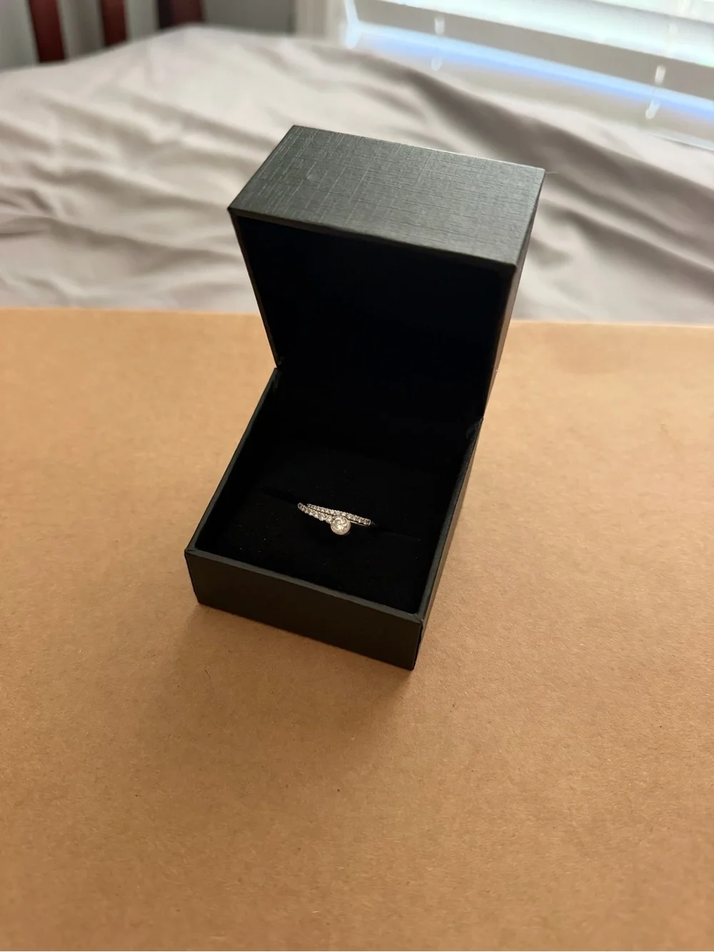 Kay Jewelers Silver Diamond Accent Engagement Ring - White and Silver